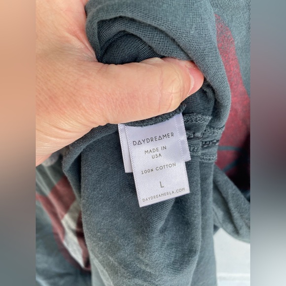 Free People X Day Dreamer Rolling Stones 89 Shirt Midi Dress Large - Picture 4 of 5